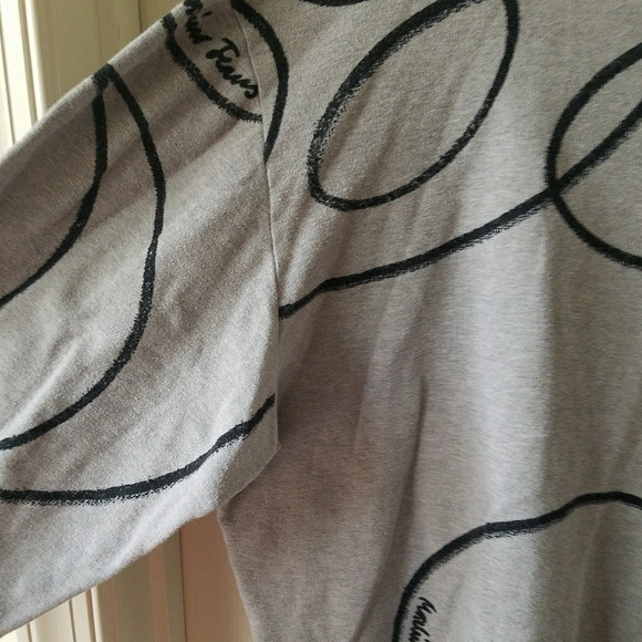 Moschino Jeans Gray& Black Top Size Small - Picture 12 of 14